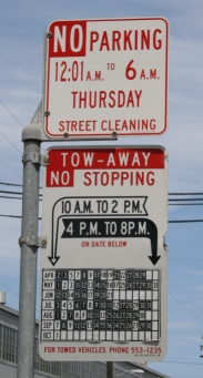 16th Street and 4th St no parking